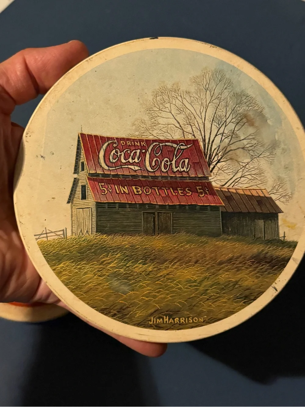 Vintage Lot of 4 Coca Cola Coasters